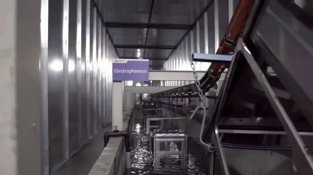 200-Meter Electrophoretic Production Line